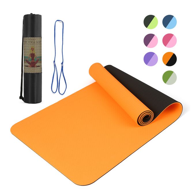 Shop Generic 72x24in Non-Slip Yoga Mat Tpe Eco Friendly Fitness Color 6  Online