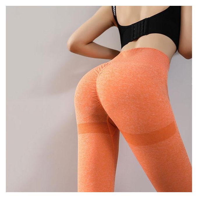 Shop Generic High Waist Seamless Leggings Push Up Leggins Sport