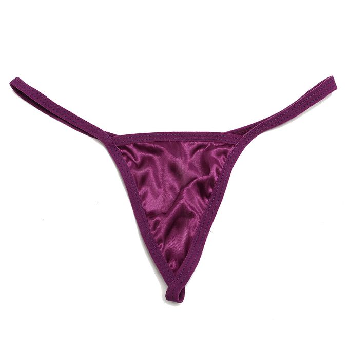 Shop Generic Satin Lingerie Robe with G-String - Purple Online | Jumia ...