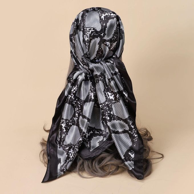 HLDETH Silk Scarf Women's Spring and Autumn Style 70cm Square Scarf  Decorated with Silk Scarf with Shirt (Color : A, Size : One Size) :  : Clothing, Shoes & Accessories