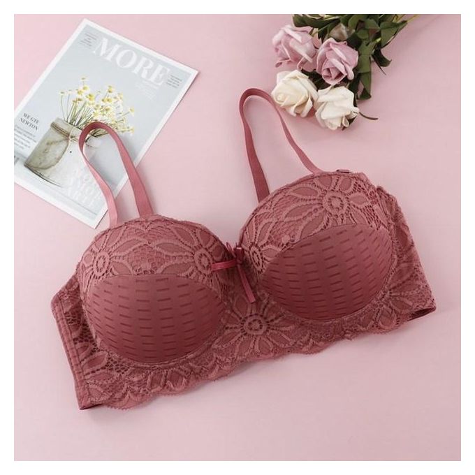 Women Sexy Demi Bra Big Size Balcony Bras Push Up Brassiere Floral