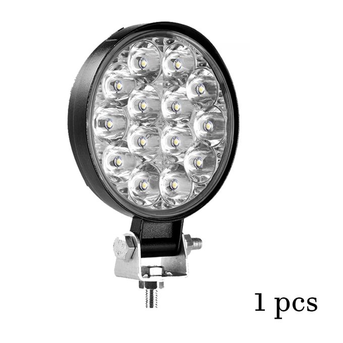 42W Round LED Work Light Spotlight 14 LED Light Bar For 4x4 Offroad Truck  Lamp
