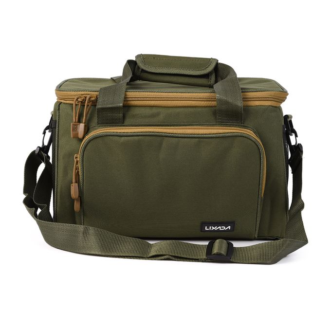 Shop Lixada Portable Multifunctional Canvas Fishing Shoulder Bag