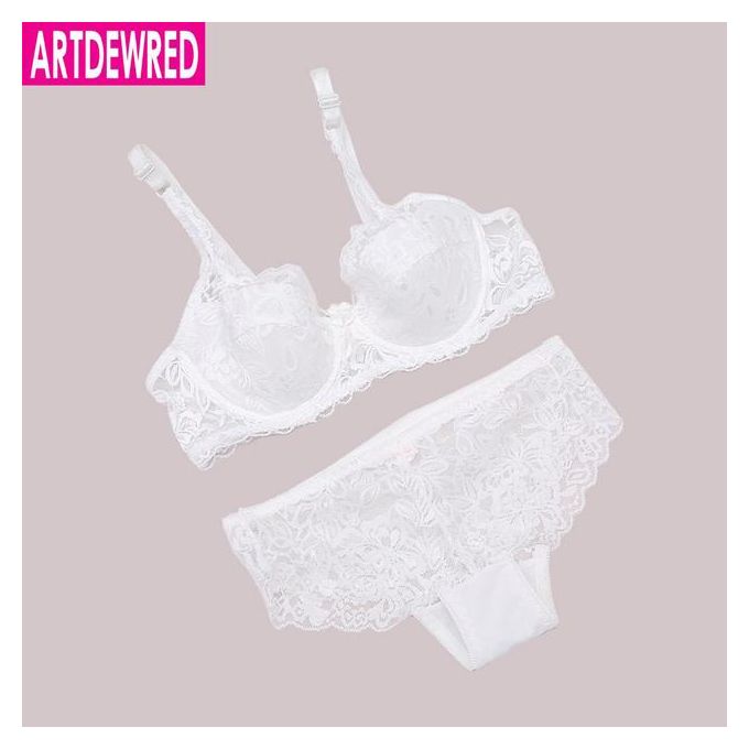 Shop Generic Artdewred Sexy Ultra-Thin Bralette Set Transparent Lace Bra Set  Girl Push Up Temptation Underwear Plus Size Bra And Brief Sets Online