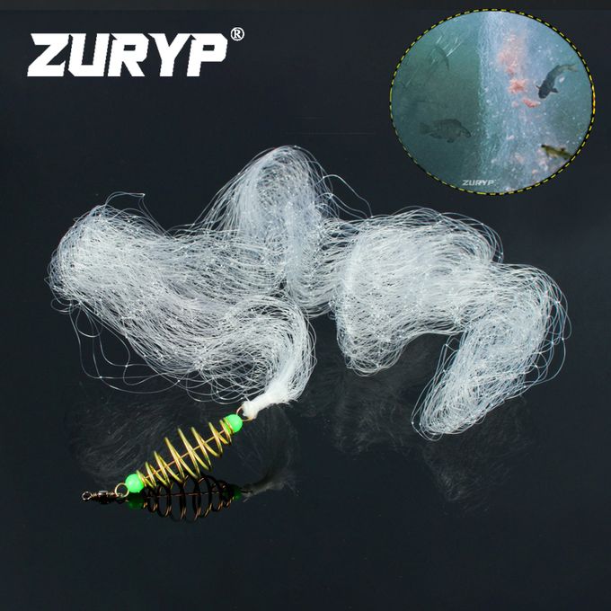 Multi Size Fishing Net Trap Mesh Luminous Bead Netting Sea Fish Net Tackle  New