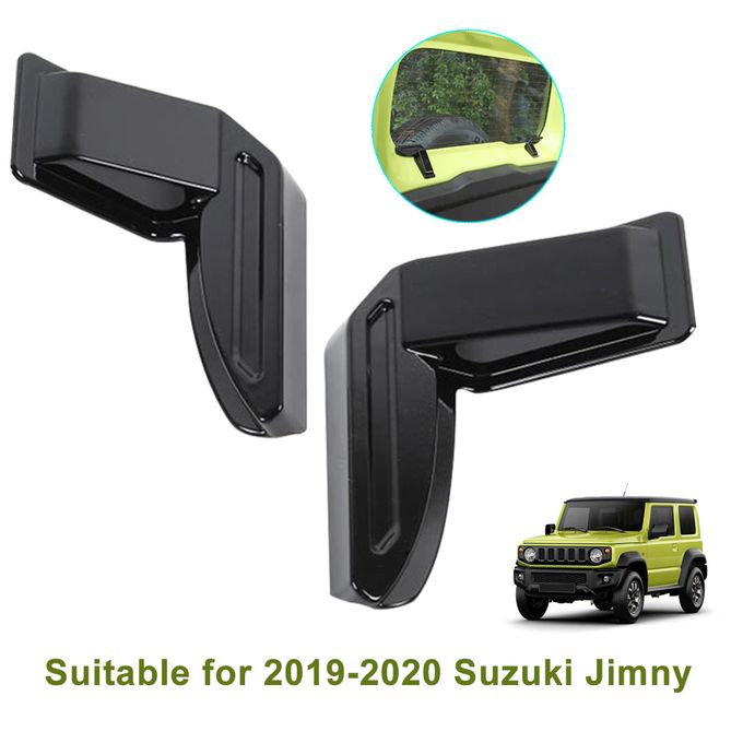 2PCS New Hot Black ABS Rear Windshield Heating Wire Protection Cover  Demister Cover for Suzuki Jimny Sierra JB64 JB74 2019 2020