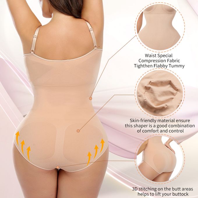 Shop Generic Full Body Shaper Women Bodysuits Waist Trainer Corset Floral  Girdle Plus Size Shapewear Tummy Control Waist Cinchers Underwear Online