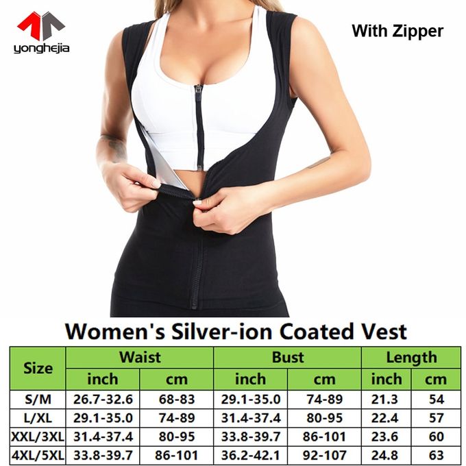 Shop Generic Sauna Workout Shapewear Men Women Thermal Sportswear  Gynecomastia Compression Tank Top Sweat Vest Fitness Body Shaper  Shirt(#Women) Online