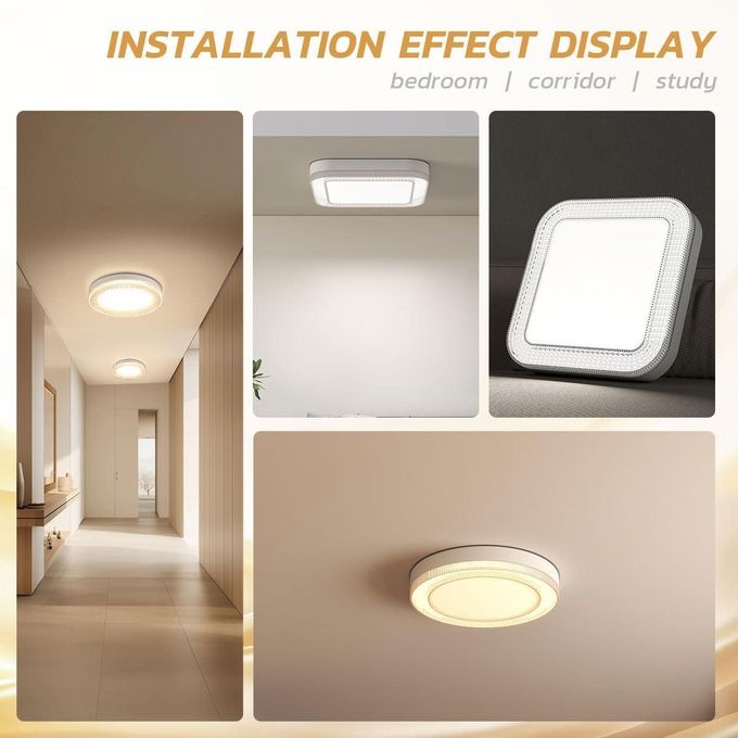 Shop Generic Modern 3-Color Ceiling Light,Ultra-Bright LED