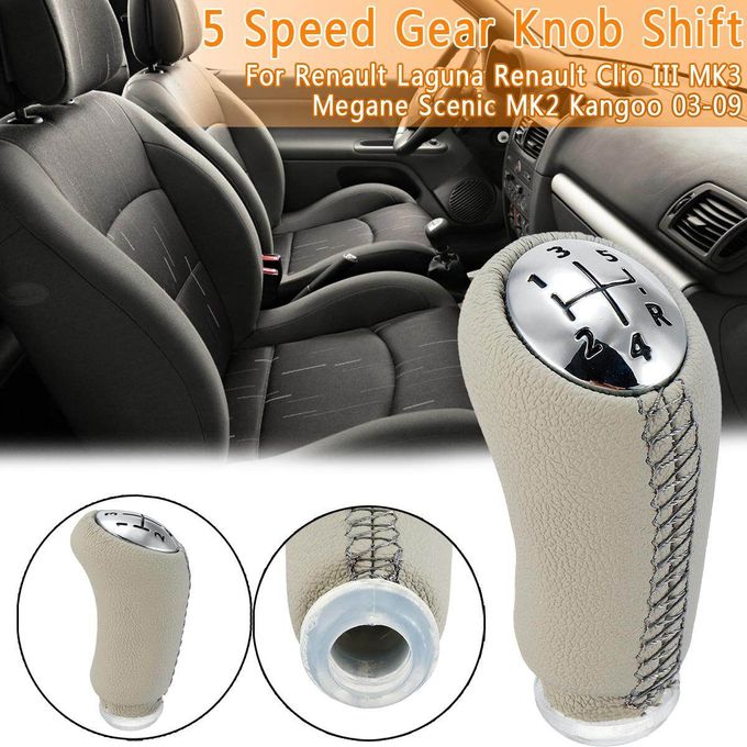 Car Shift Gear Knob 6 Speed Fit Renault Clio MK3 3 III Megane MK2 Scenic MK2