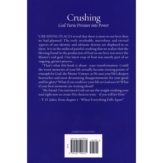 Shop Grand Central Publishing T D Jakes Crushing God Turns Pressure